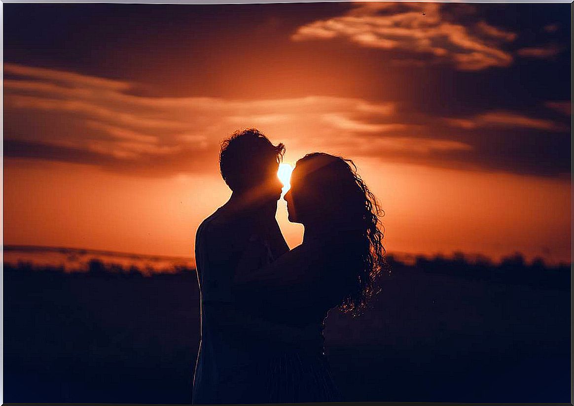 Couple at sunset