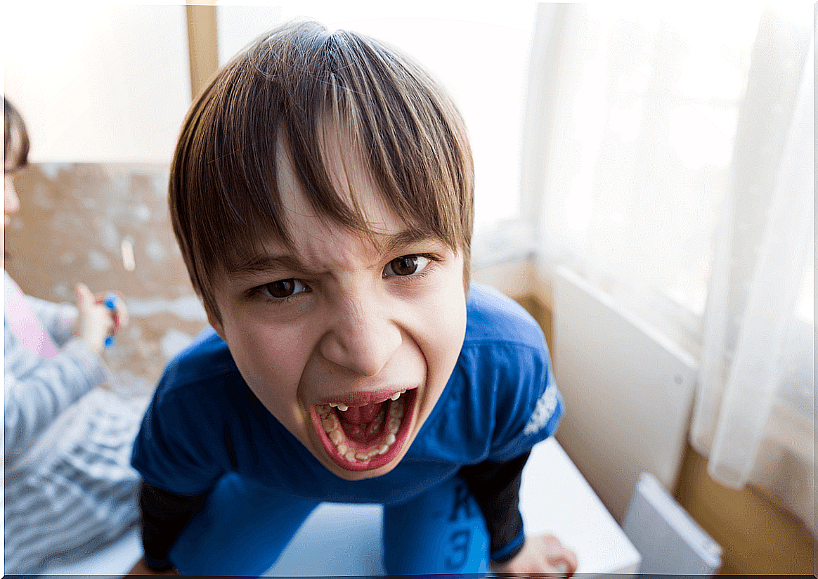 How to act when a child is angry?