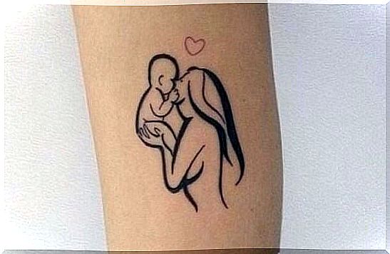 mother and son tattoo