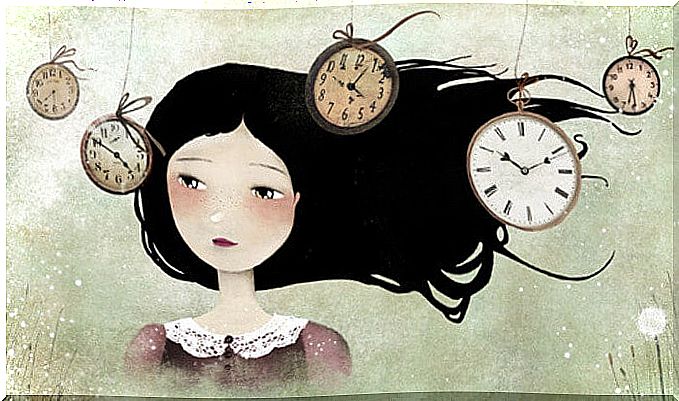 woman looking at a clock knowing that anything is possible (1)