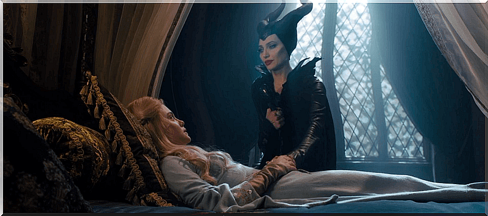 Maleficent with Aurora