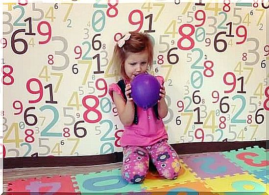 girl performing balloon technique for children 