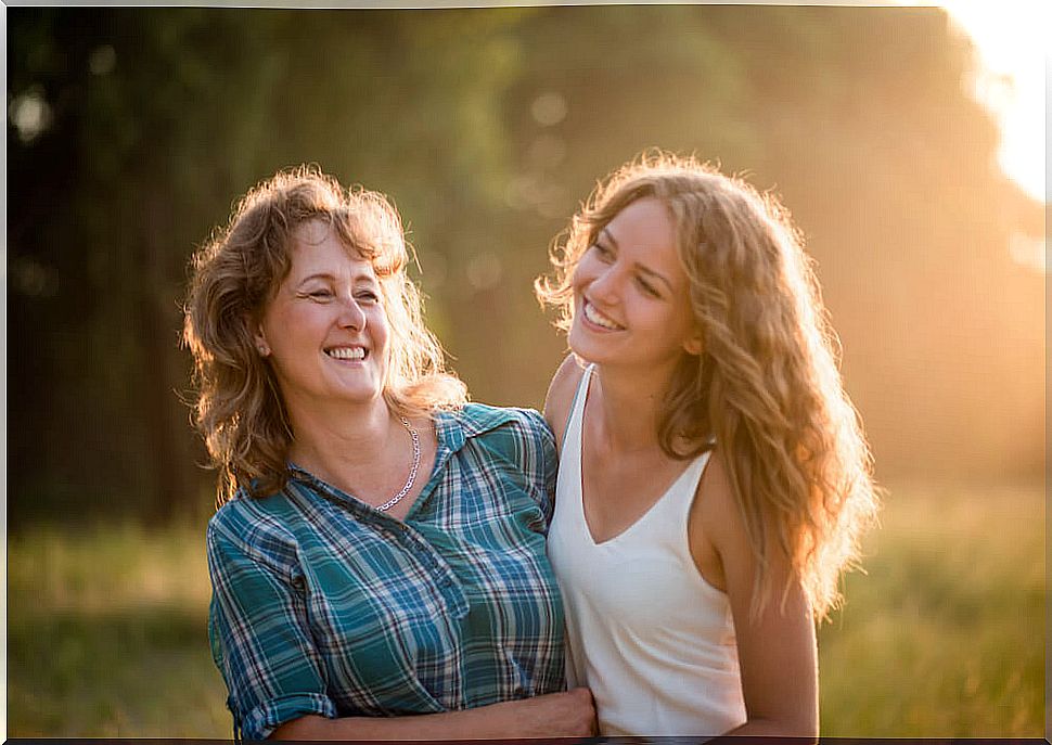 Mother and daughter