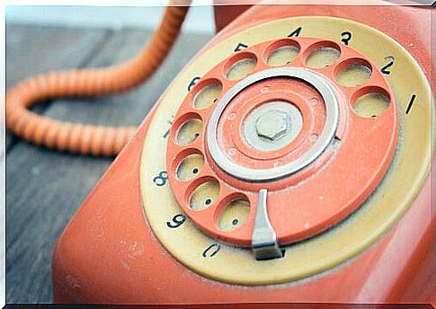 Old landline phone