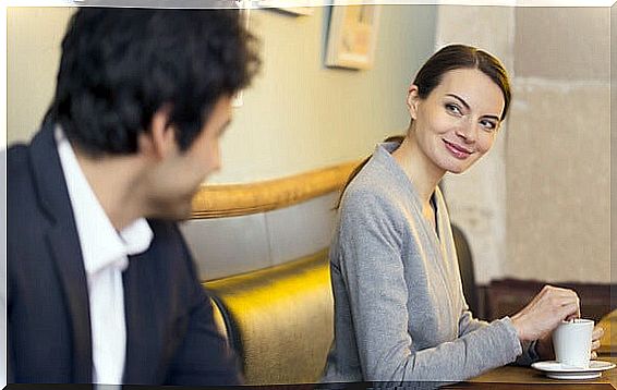 boy looking at girl symbolizing the body language of a man in love