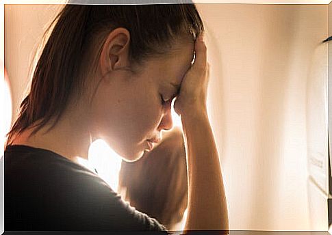 Anxious Woman Thinking "It Could Be Worse"